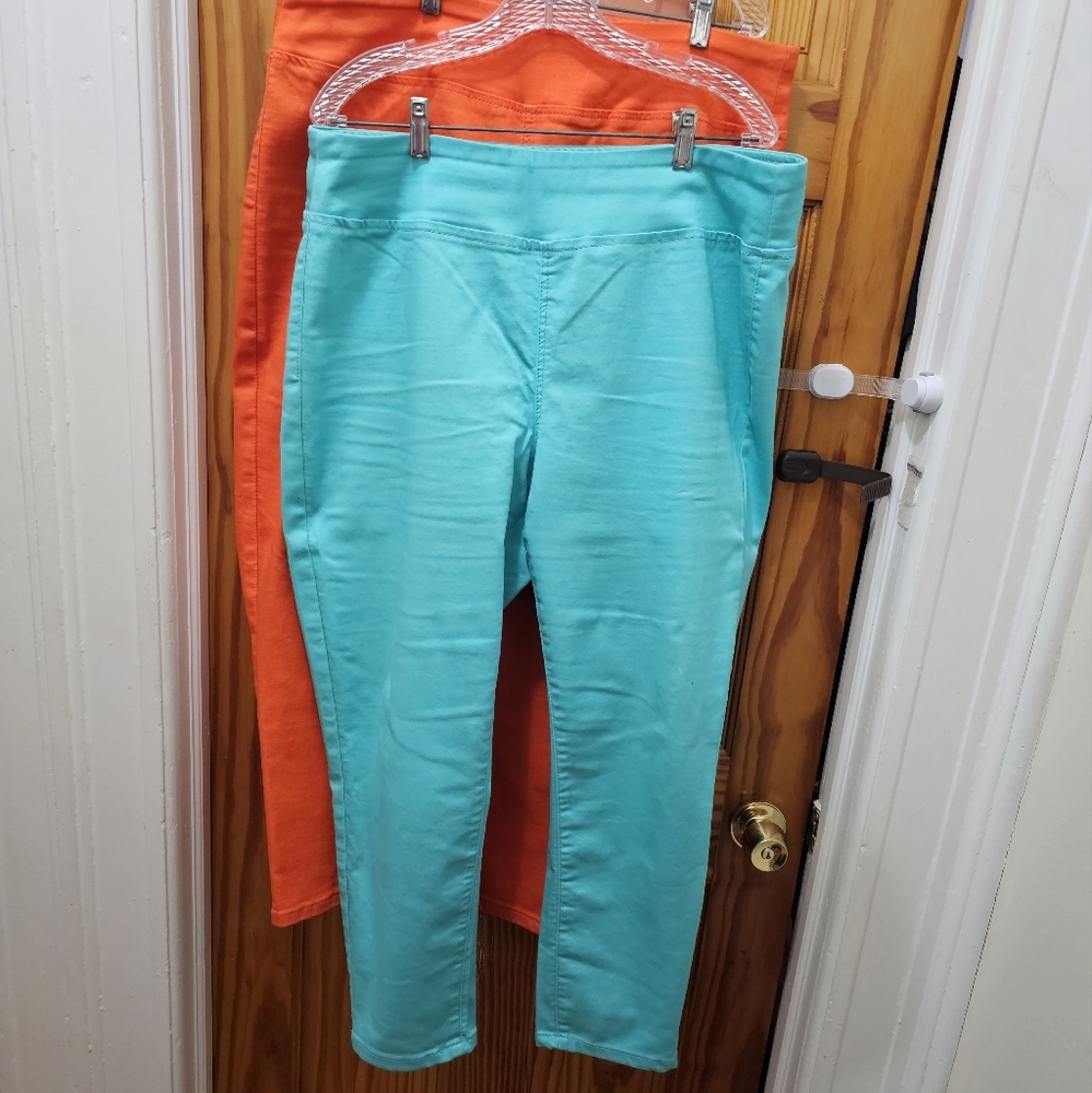 DG2 Diane Gilman Pull-On jeans HSN 👖 (size L = 16)